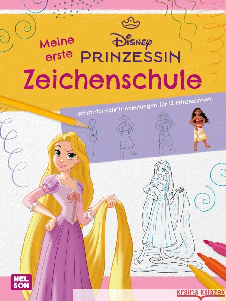 Disney Prinzessin: Meine erste Zeichenschule  9783845129310 Nelson - książka
