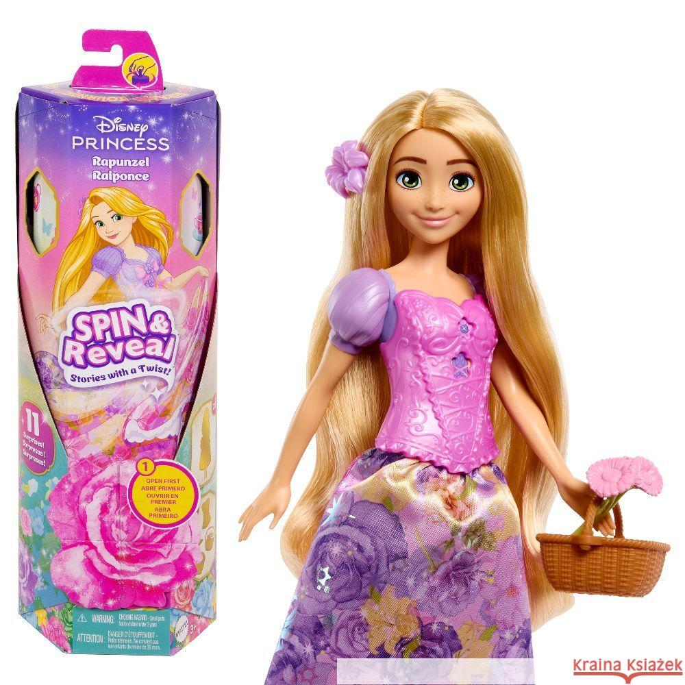 Disney Prinzessin Spin & Reveal Rapunzel  0194735239689 Mattel - książka