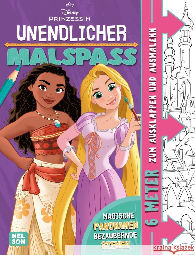 Disney Prinzessin: Unendlicher Malspaß  9783845129297 Nelson - książka