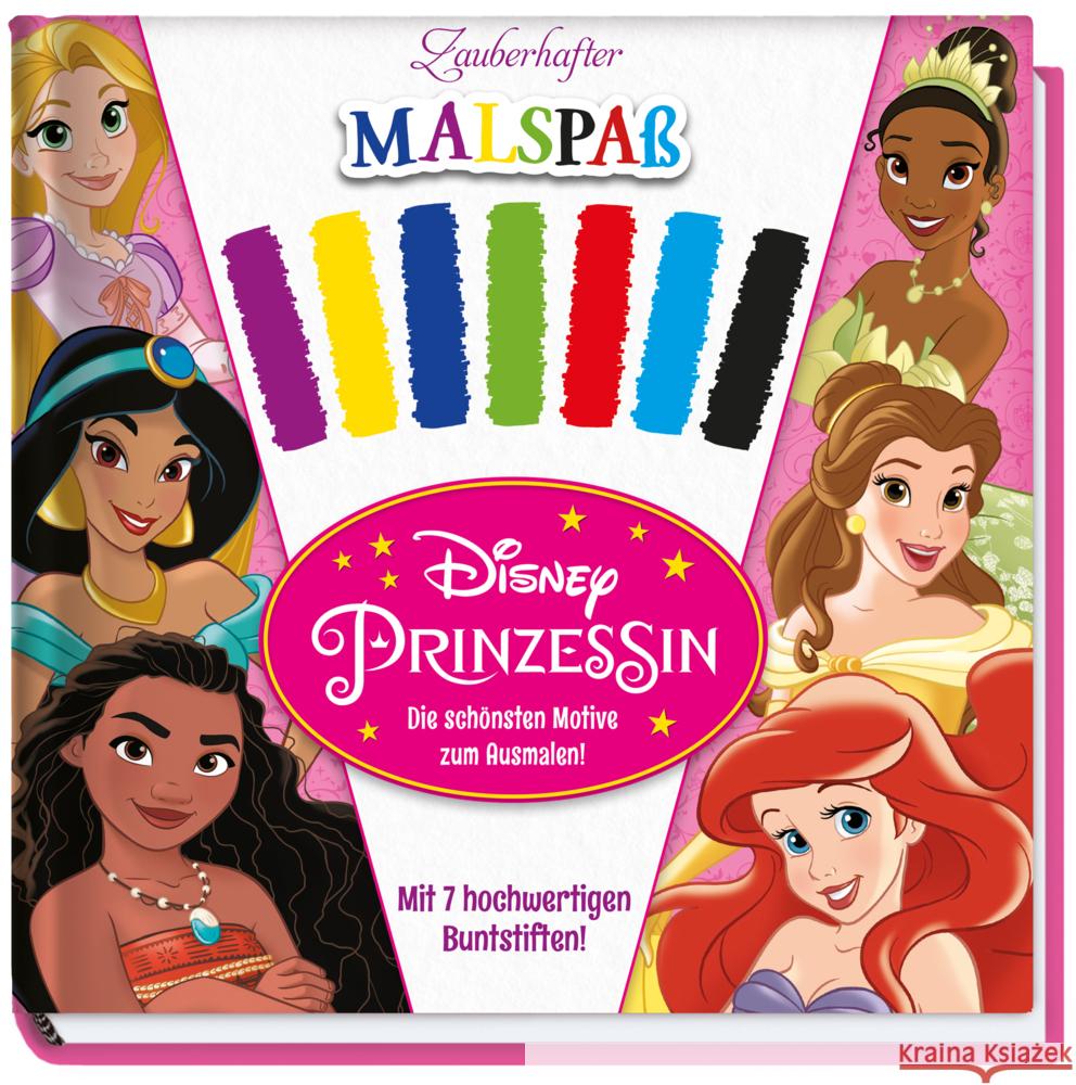 Disney Prinzessin: Zauberhafter Malspaß - Die schönsten Motive zum Ausmalen Disney 9783833245145 Panini Books - książka