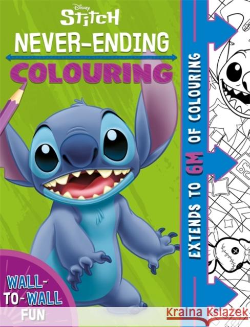 Disney Stitch: Never-Ending Colouring Walt Disney 9781835440070 Bonnier Books Ltd - książka