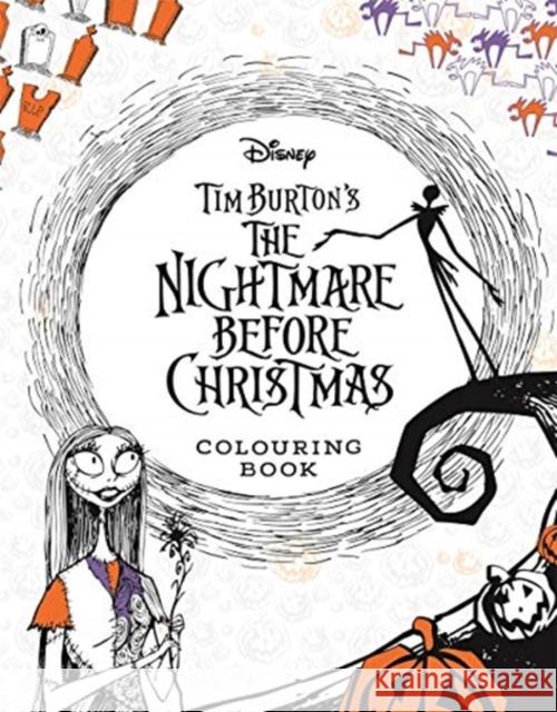 Disney Tim Burton's The Nightmare Before Christmas Colouring Book Walt Disney Company Ltd. 9781800781221 Bonnier Books Ltd - książka