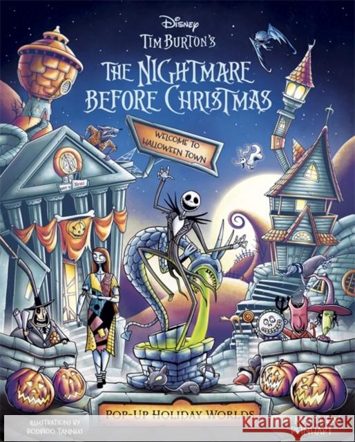 Disney Tim Burton's The Nightmare Before Christmas: Pop-Up Holiday Worlds Walt Disney 9781835870396 Bonnier Books Ltd - książka