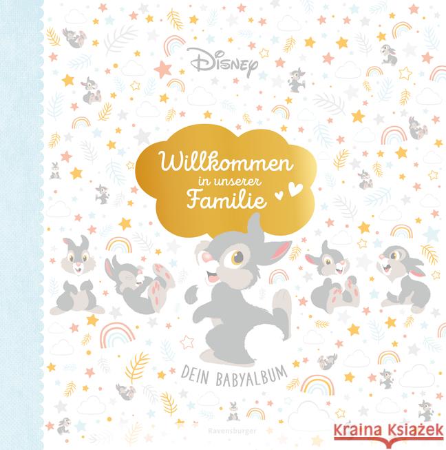 Disney: Willkommen in unserer Familie - Dein Babyalbum  9783473496907 Ravensburger Verlag - książka