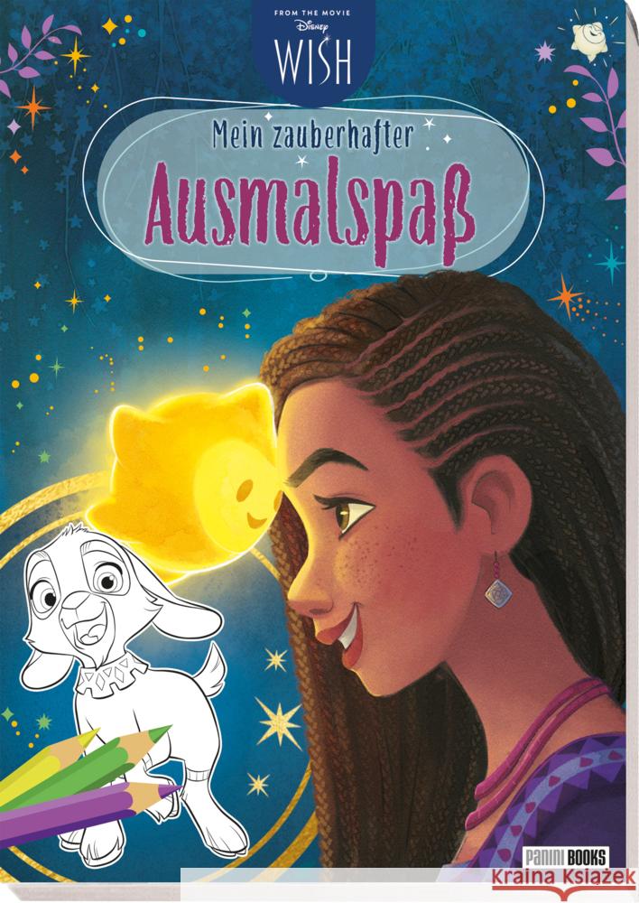 Disney Wish: Mein zauberhafter Ausmalspaß Panini 9783833244407 Panini Books - książka
