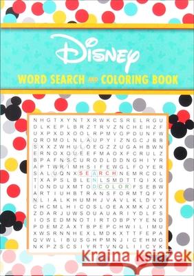 Disney Word Search and Coloring Book Editors of Thunder Bay Press 9781645174059 Thunder Bay Press - książka