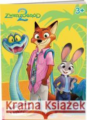 Disney Zwierzogród 2. Kolorowanka z naklejkami Opracowanie Zbiorowe 9788325347451 Ameet - książka