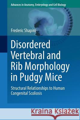 Disordered Vertebral and Rib Morphology in Pudgy Mice: Structural Relationships to Human Congenital Scoliosis Shapiro, Frederic 9783319431499 Springer - książka