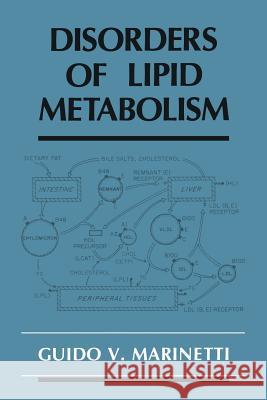 Disorders of Lipid Metabolism G. V. Marinetti 9781461595663 Springer - książka