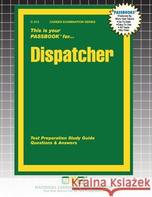Dispatcher Passbooks 9781799302131 National Learning Corp - książka