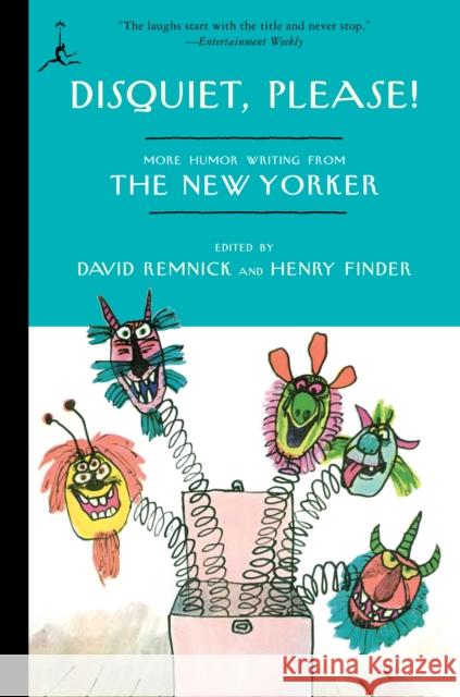 Disquiet, Please! New Yorker                               Henry Finder David Remnick 9780812979978 Modern Library - książka