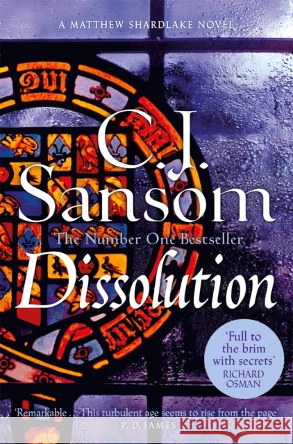 Dissolution: A Darkly Atmospheric Murder Mystery from the Bestselling Historical Series C. J. Sansom 9781035012282 Pan Macmillan - książka