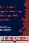 Distributed Applications and Interoperable Systems Chapman                                  Chapman & Hall                           Hall 9780412823404 Chapman & Hall