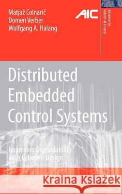 Distributed Embedded Control Systems: Improving Dependability with Coherent Design Matjaž Colnaric, Domen Verber 9781848000513 Springer London Ltd - książka