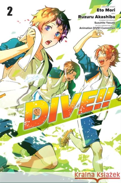 DIVE!!, Vol. 2 Ruzuru Akashiba Eto Mori 9781975304140 Yen Press - książka