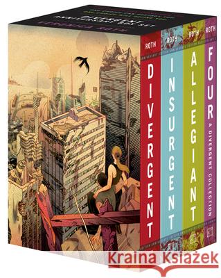 Divergent Anniversary 4-Book Box Set: Divergent, Insurgent, Allegiant, Four Roth, Veronica 9780063162235 Katherine Tegen Books - książka