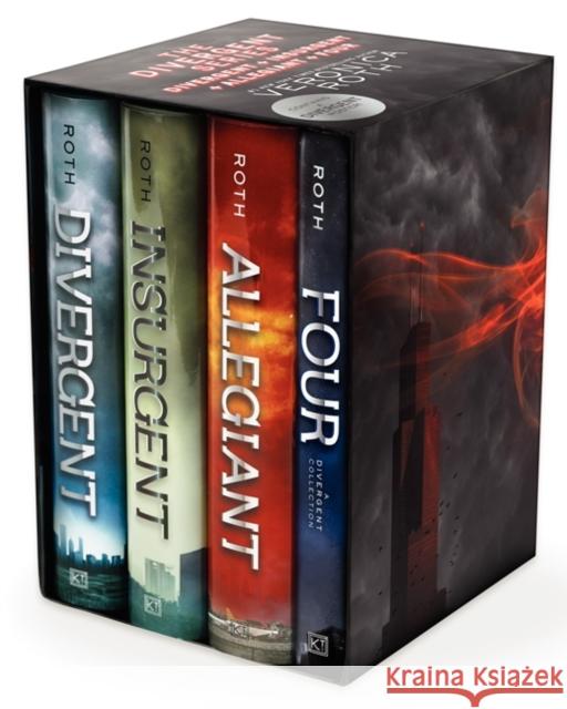 Divergent Series Four-Book Hardcover Gift Set: Divergent, Insurgent, Allegiant, Four Roth, Veronica 9780062352163 Katherine Tegen Books - książka