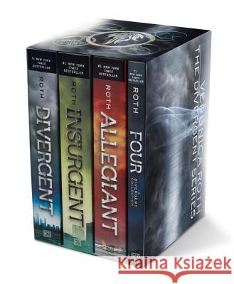 Divergent Series Set: Divergent, Insurgent, Allegiant, Four Roth, Veronica 9780062421371 Katherine Tegen Books - książka