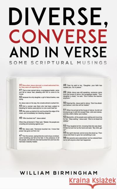 Diverse, Converse and in Verse: Some Scriptural Musings William Birmingham 9781398442740 Austin Macauley Publishers - książka