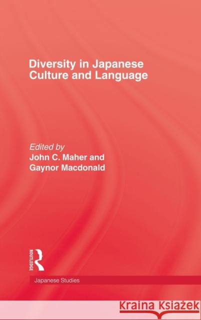 Diversity in Japanese Culture Maher 9780710304773 Kegan Paul - książka