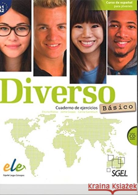 Diverso Basico - Cuaderno de ejercicio + CD (MP3): A1 & A2 Carina Gambluch 9788497788243 SGEL-Educacion - książka