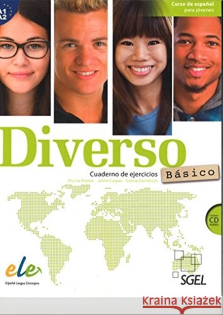 Diverso Basico - Cuaderno de ejercicio + CD (MP3). A1 & A2 Carina Gambluch 9788497788243 SGEL-Educacion - książka