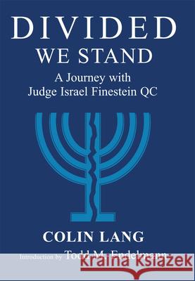 Divided We Stand: A Journey with Judge Israel Finestein Qc Colin Lang Todd M. Endelmann 9781910383506 Vallentine Mitchell - książka