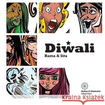 Diwali: Rama & Sita Ishpal Kaur Dhillon 9781914367229 Ik.Ishpalkaur-Publishing - książka