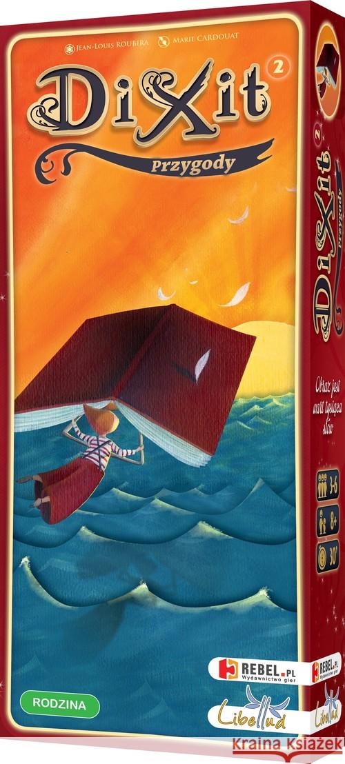 Dixit 2: Przygody REBEL Roubira Jean-Louis Cardouat Marie 3558380024750 Rebel - książka