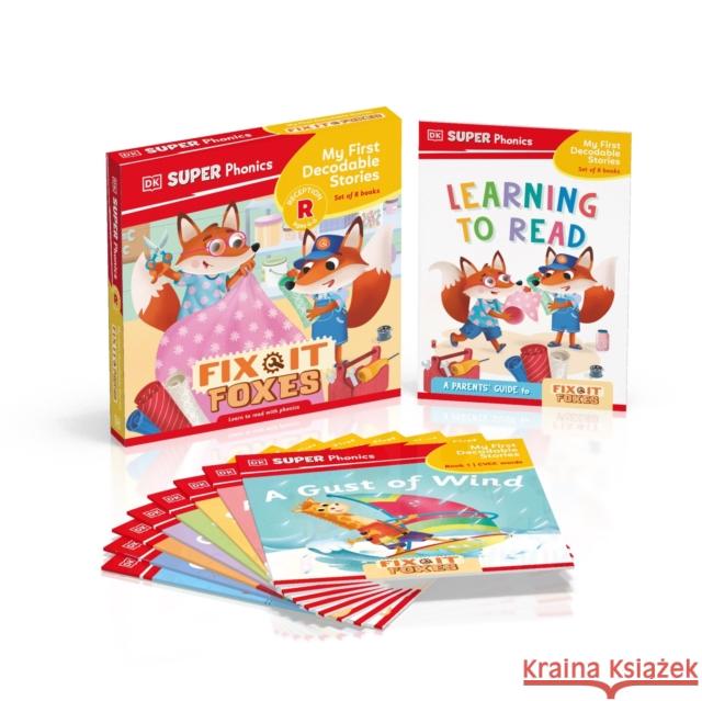 DK Super Phonics My First Decodable Stories Fix-It Foxes DK 9780241712610 Dorling Kindersley Ltd - książka