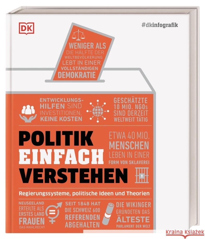 #dkinfografik. Politik einfach verstehen Kelly, Paul, Pusca, Anca, Dasandi, Niheer 9783831046386 Dorling Kindersley Verlag - książka