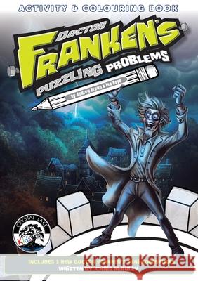 Doctor Franken's Puzzling Problems: Activity & Colouring Book Chris McAuley 9781964398952 Crystal Lake Publishing - książka
