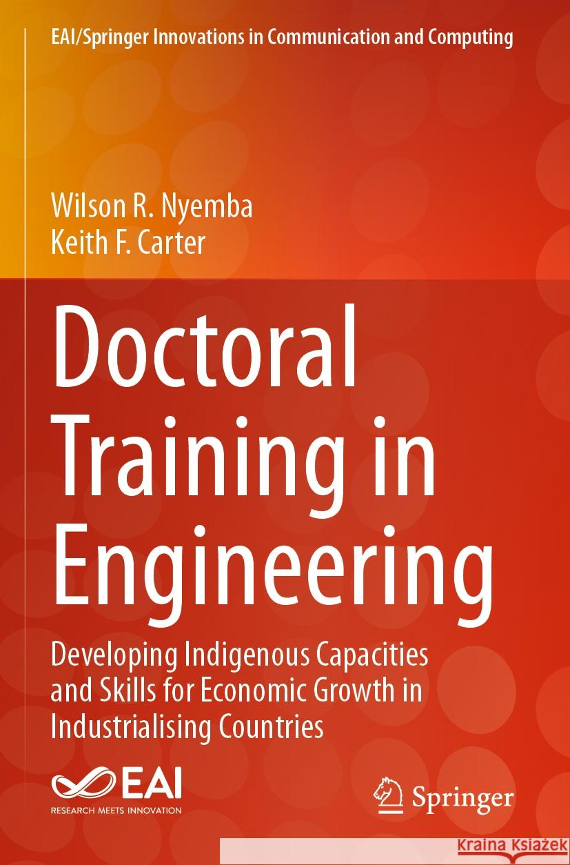 Doctoral Training in Engineering Wilson R. Nyemba, Keith F. Carter 9783031517327 Springer Nature Switzerland - książka