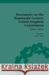 Documents on the Nineteenth Century United Kingdom Constitution  9780367417598 Taylor & Francis Ltd