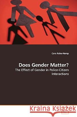 Does Gender Matter? Cara Rabe-Hemp 9783639179804 VDM Verlag - książka