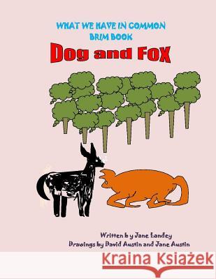 Dog and Fox: What We Have in Common Brim Book Jane Landey David Austin David Austin 9781974092765 Createspace Independent Publishing Platform - książka