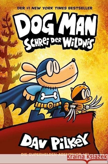 Dog Man - Schrei der Wildnis Pilkey, Dav 9783947188901 Adrian Verlag - książka