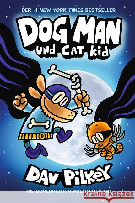 Dog Man und Cat Kid : Die Superhelden-Abenteuer Pilkey, Dav 9783947188888 Adrian Verlag - książka