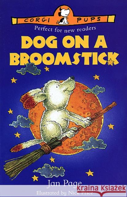 Dog on A Broomstick Jan Page   9780552575577 Corgi Pups - książka