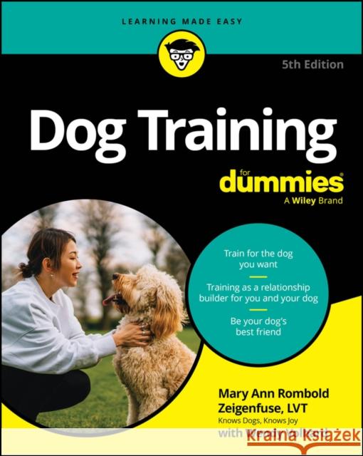 Dog Training for Dummies Wendy Volhard 9781394356300 For Dummies - książka