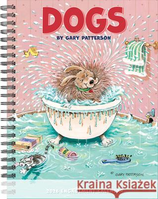 Dogs by Gary Patterson 2026 6.5 X 8.5 Engagement Calendar  9781549254635 Wlcp - książka