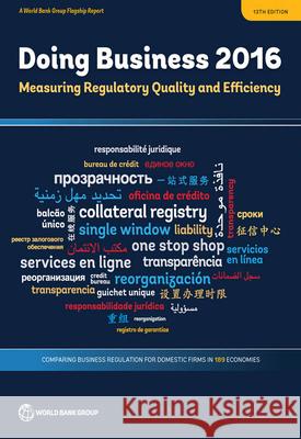 Doing Business 2016: Measuring Regulatory Quality and Efficiency World Bank Group 9781464806674 World Bank Publications - książka