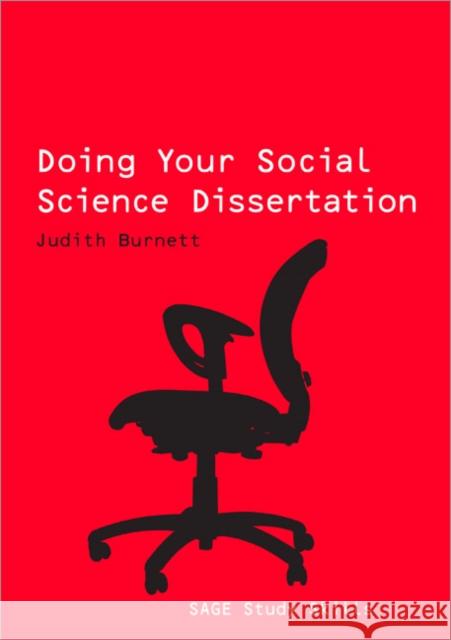 Doing Your Social Science Dissertation Judith Burnett 9781412931137  - książka