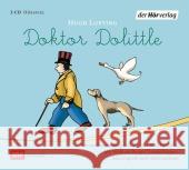 Doktor Dolittle, 2 Audio-CDs : Hörspiel Lofting, Hugh 9783844515169 DHV Der HörVerlag - książka