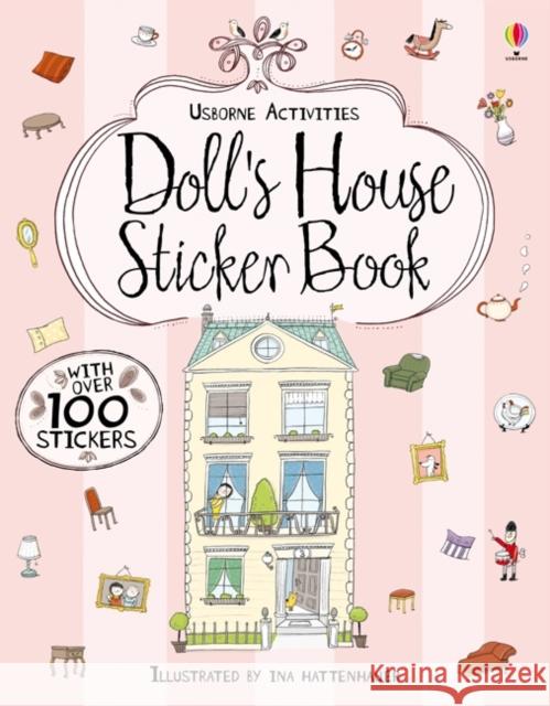 Doll's House Sticker Book Sam Meredith 9781409520443 Usborne Publishing Ltd - książka