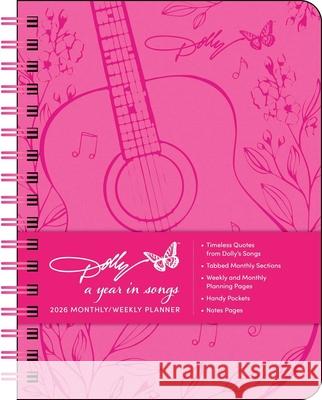 Dolly Parton A Year in Songs Deluxe Organizer 2026 Weekly Planner Calendar Andrews McMeel Publishing 9781524896539 Andrews McMeel Publishing - książka