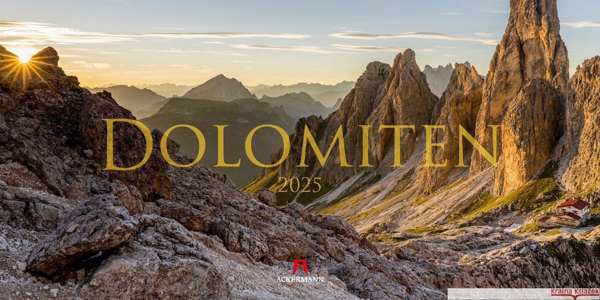 Dolomiten Kalender 2025 Ackermann Kunstverlag 9783838425580 Ackermann Kunstverlag - książka