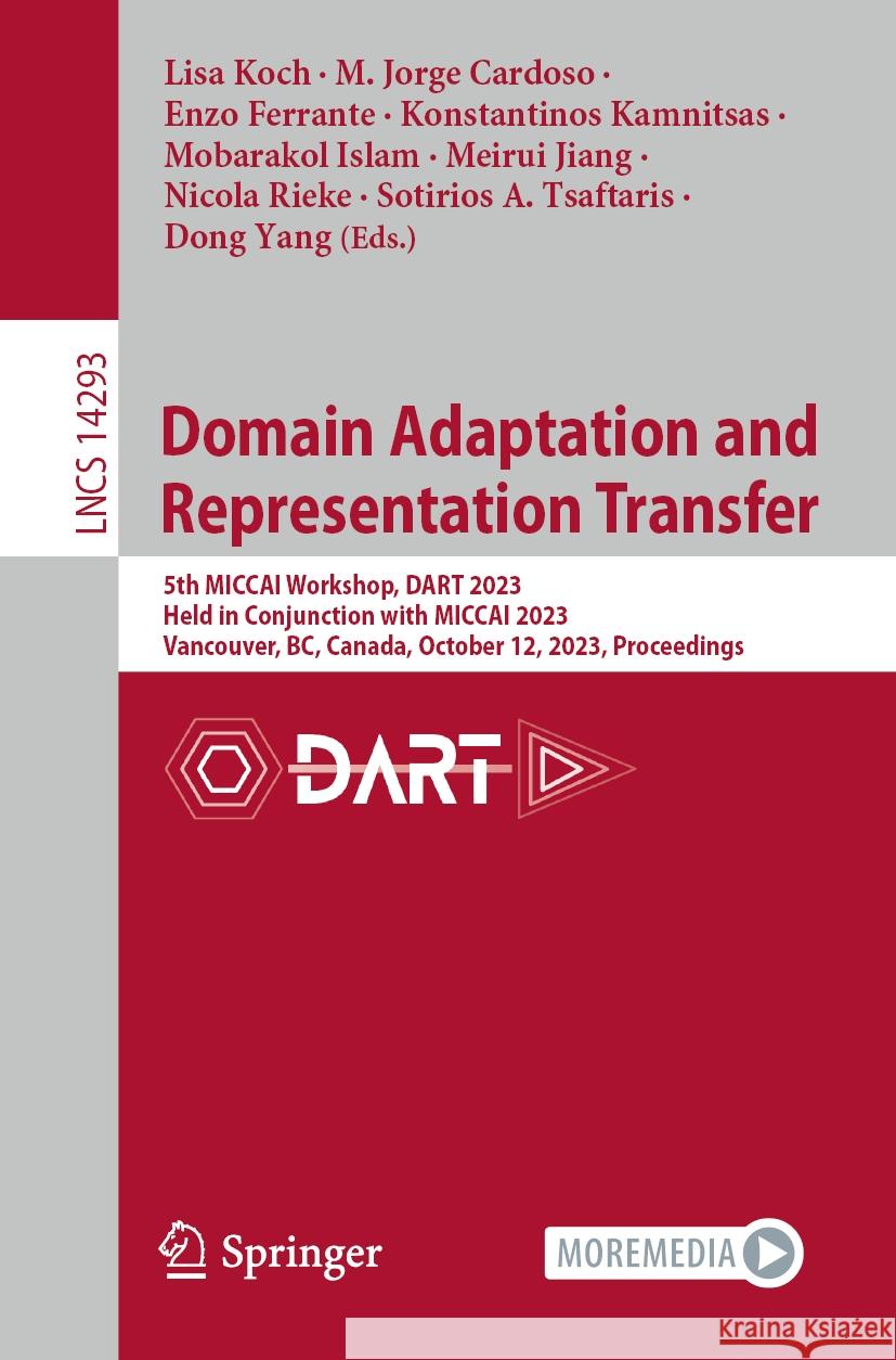 Domain Adaptation and Representation Transfer  9783031458569 Springer Nature Switzerland - książka