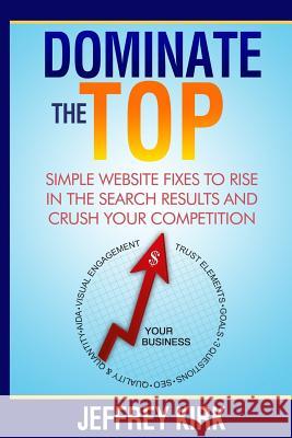 Dominate The Top: Simple Website Fixes to Rise in the Search Results and Crush Your Competition Jeffrey Kirk 9780692323922 Up at Dawn Publishing - książka