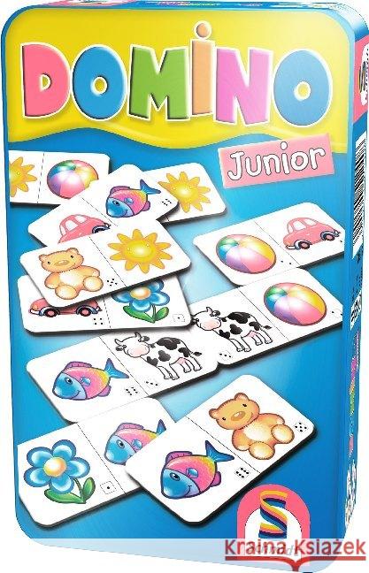 Domino Junior (Kinderspiel)  4001504512408 Schmidt Spiele - książka